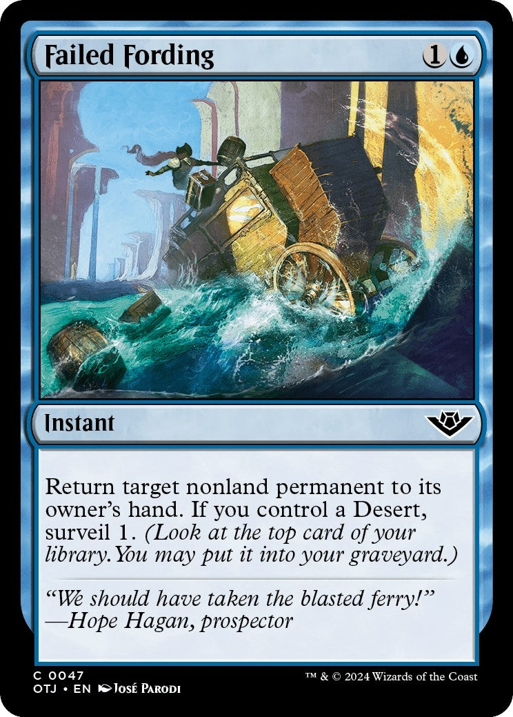 Image for Failed Fording (47) (OTJ) - Magic: The Gathering