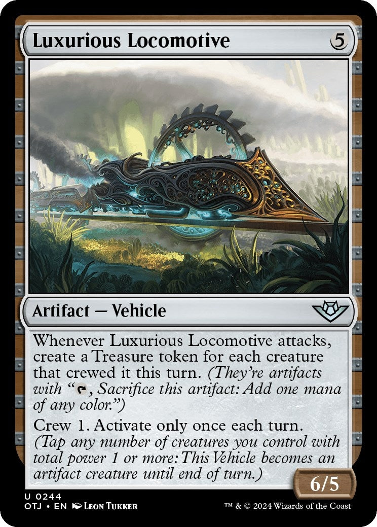 Image for Luxurious Locomotive (244) (OTJ) - Magic: The Gathering