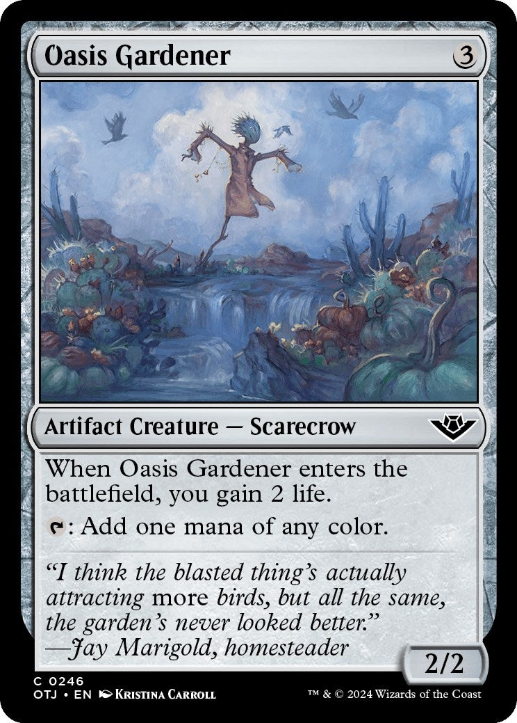 Image for Oasis Gardener (246) (OTJ) - Magic: The Gathering