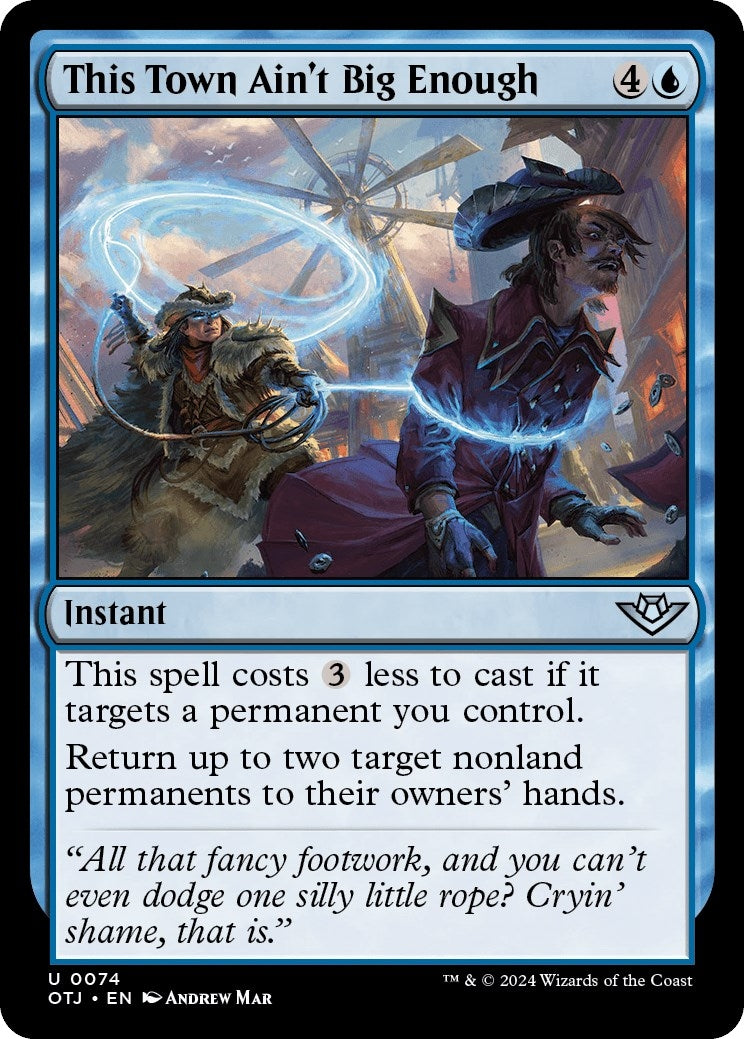 Image for This Town Ain't Big Enough (74) (OTJ) - Magic: The Gathering