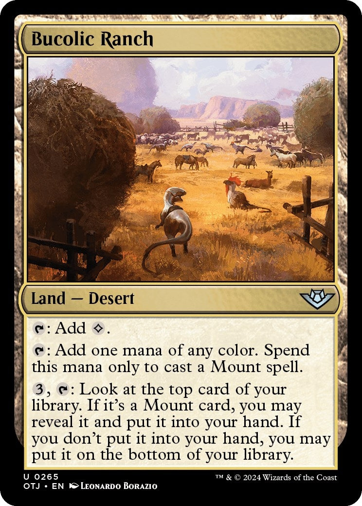Image for Bucolic Ranch (265) (OTJ) - Magic: The Gathering