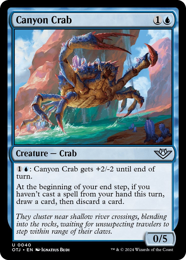 Image for Canyon Crab (40) (OTJ) - Magic: The Gathering