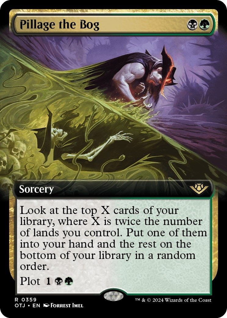 Image for Pillage the Bog (Extended Art) (359) (OTJ) - Magic: The Gathering