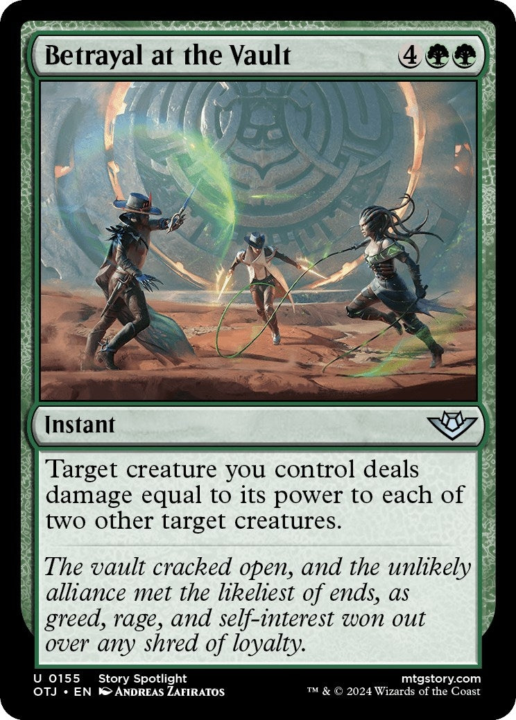 Image for Betrayal at the Vault (155) (OTJ) - Magic: The Gathering