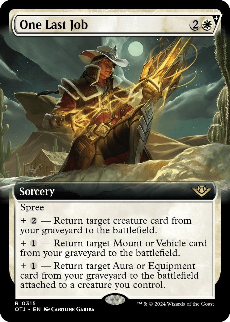 Image for One Last Job (Extended Art) (315) (OTJ) - Magic: The Gathering