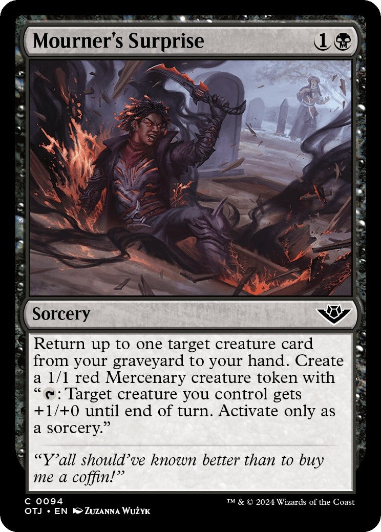 Image for Mourner's Surprise (94) (OTJ) - Magic: The Gathering
