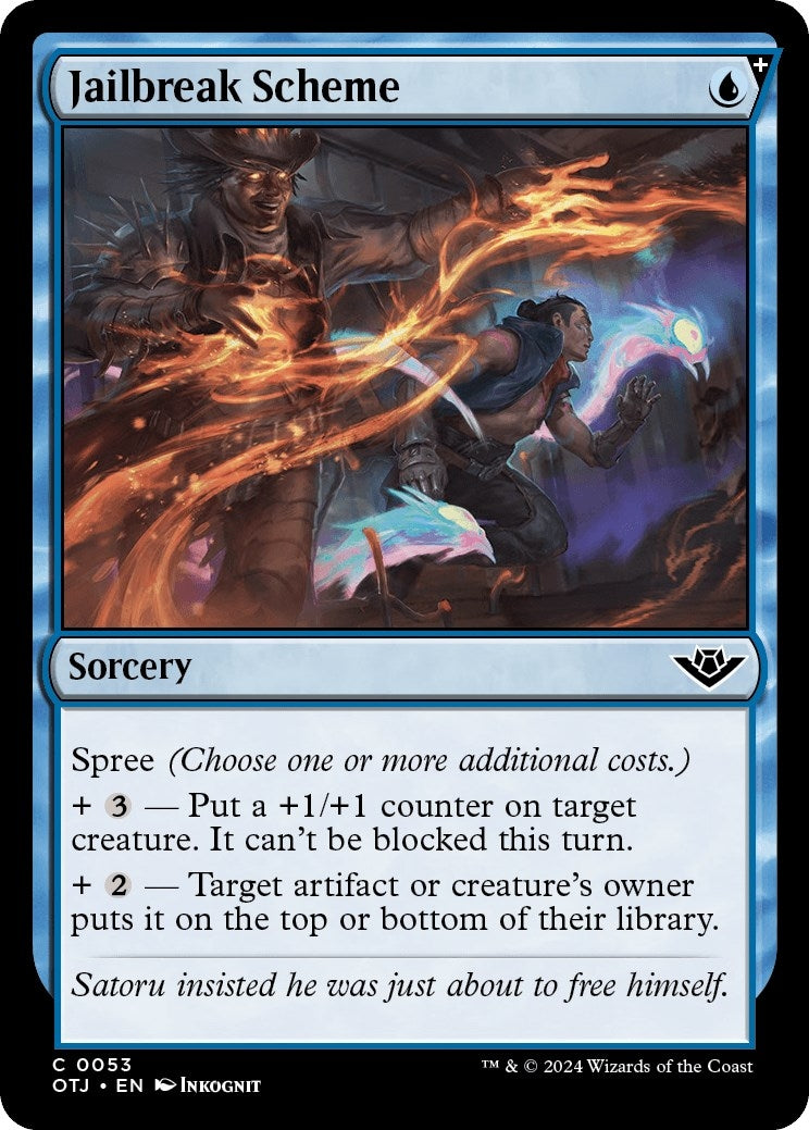 Image for Jailbreak Scheme (53) (OTJ) - Magic: The Gathering