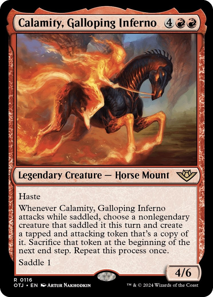 Image for Calamity, Galloping Inferno (116) (OTJ) - Magic: The Gathering
