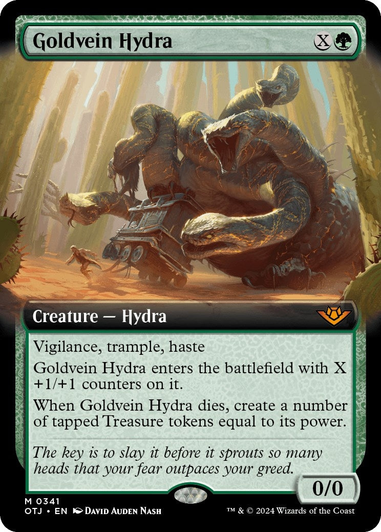 Image for Goldvein Hydra (Extended Art) (341) (OTJ) - Magic: The Gathering