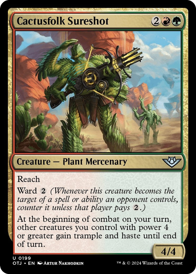 Image for Cactusfolk Sureshot (199) (OTJ) - Magic: The Gathering