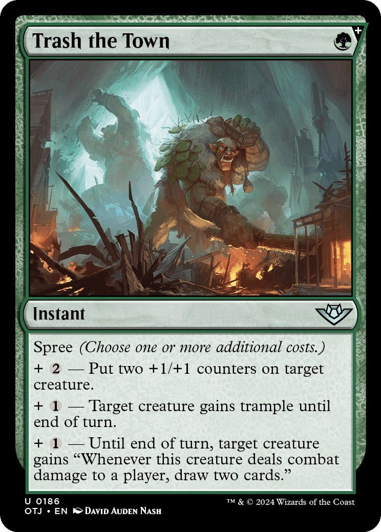 Image for Trash the Town (186) (OTJ) - Magic: The Gathering