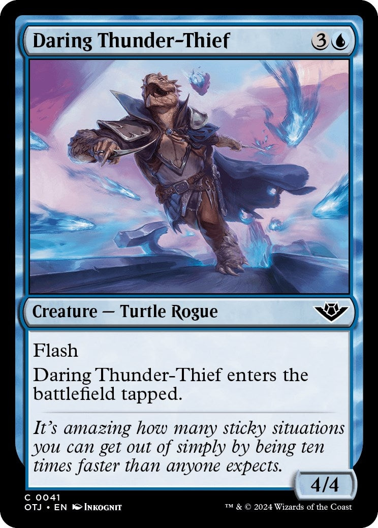 Image for Daring Thunder-Thief (41) (OTJ) - Magic: The Gathering