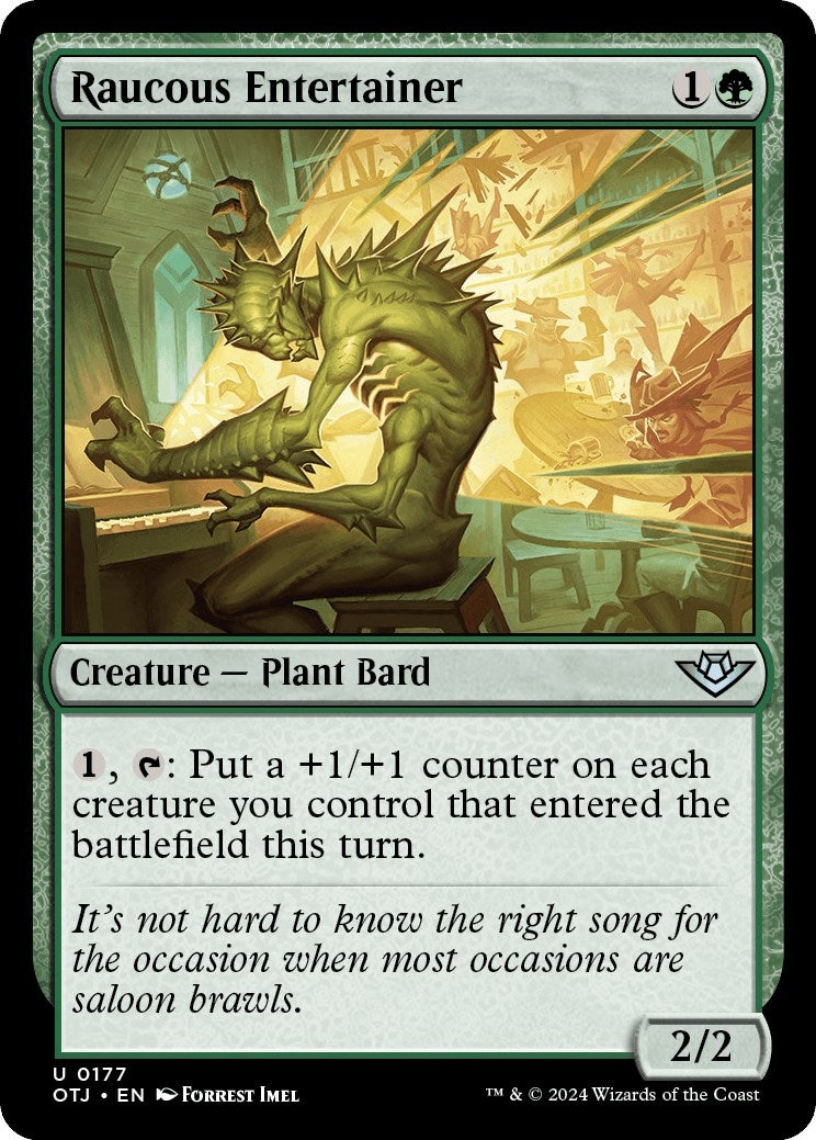 Image for Raucous Entertainer (177) (OTJ) - Magic: The Gathering