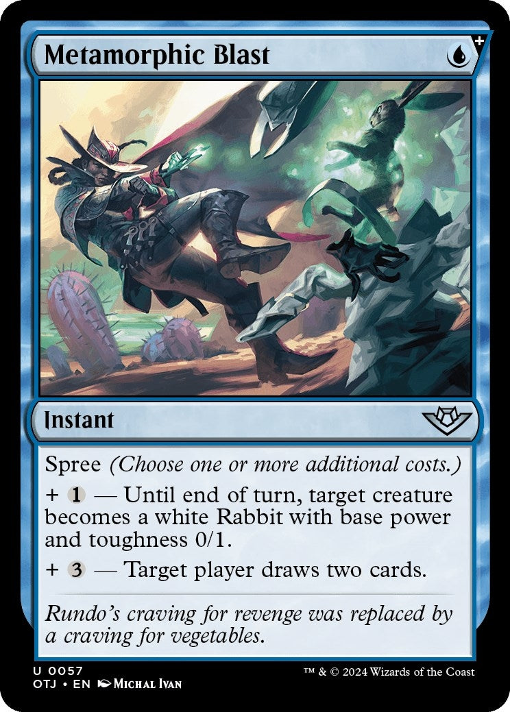 Image for Metamorphic Blast (57) (OTJ) - Magic: The Gathering