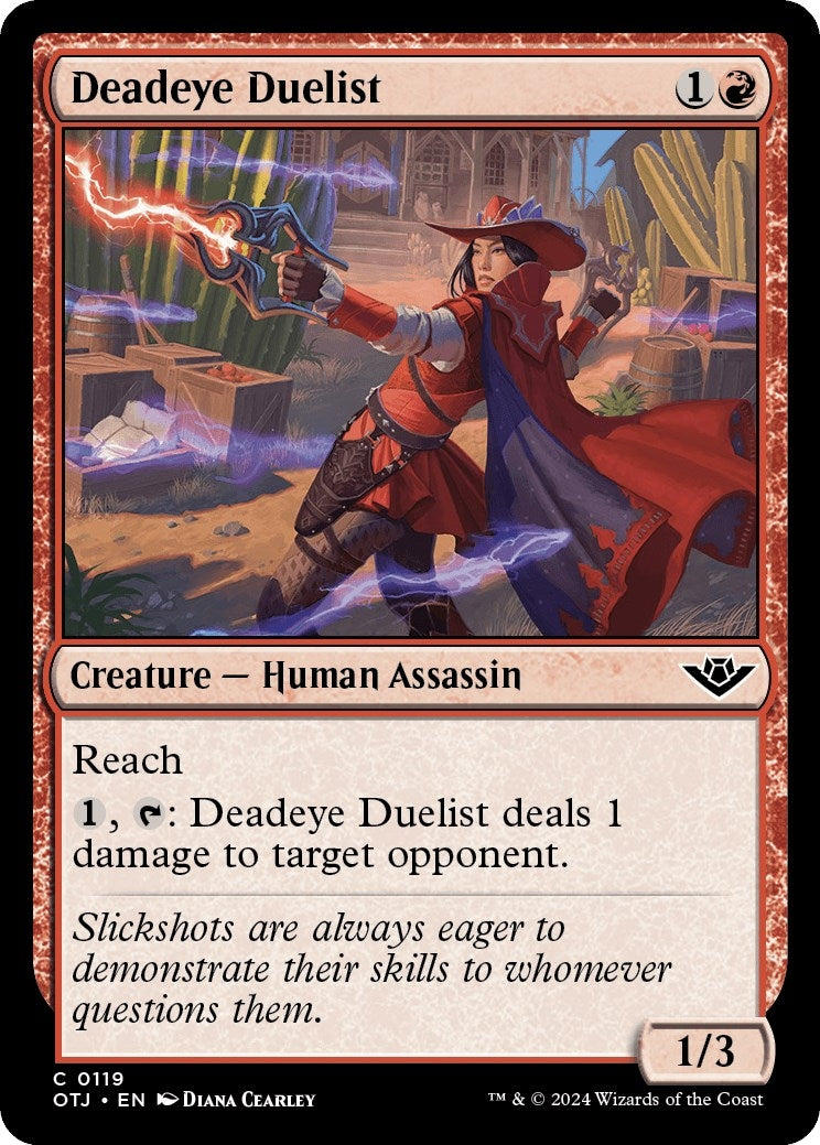 Image for Deadeye Duelist (119) (OTJ) - Magic: The Gathering