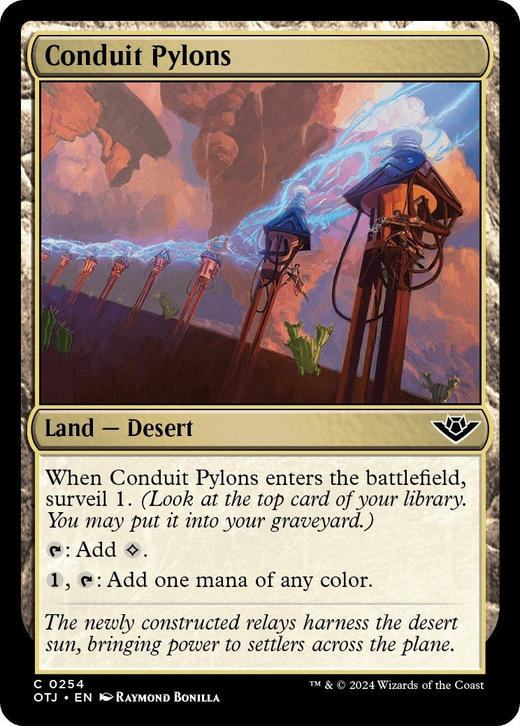 Image for Conduit Pylons (254) (OTJ) - Magic: The Gathering