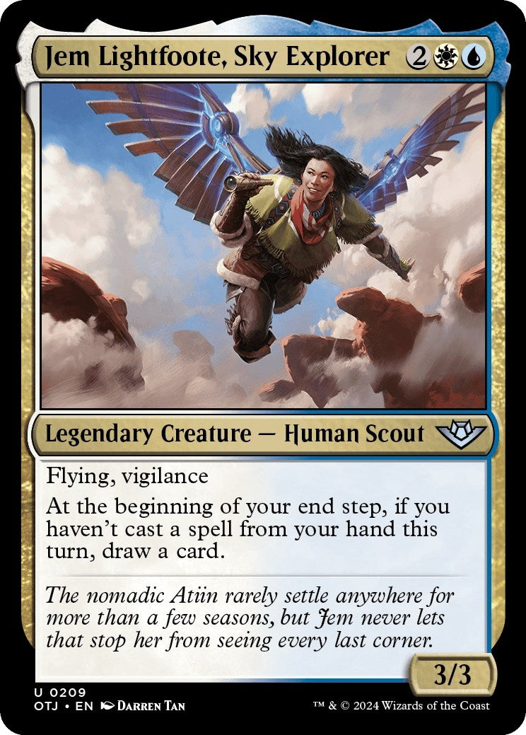 Image for Jem Lightfoote, Sky Explorer (209) (OTJ) - Magic: The Gathering
