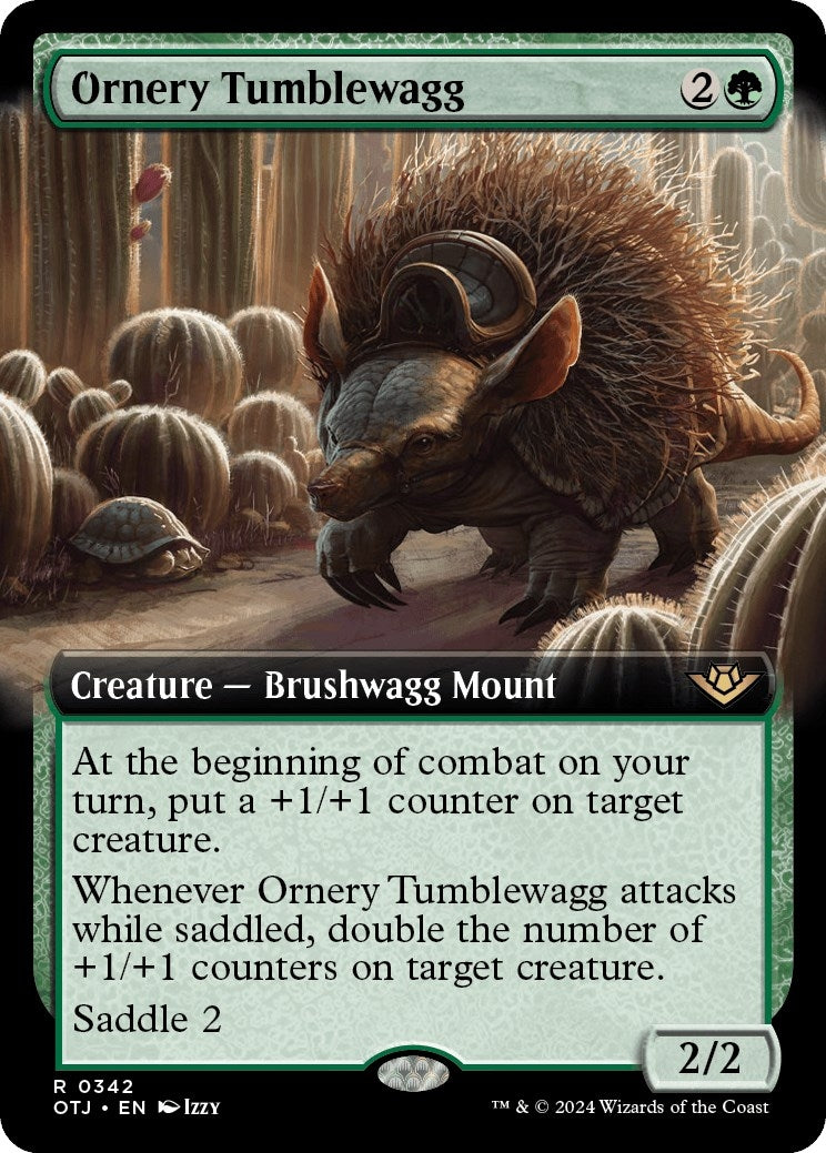 Image for Ornery Tumblewagg (Extended Art) (342) (OTJ) - Magic: The Gathering