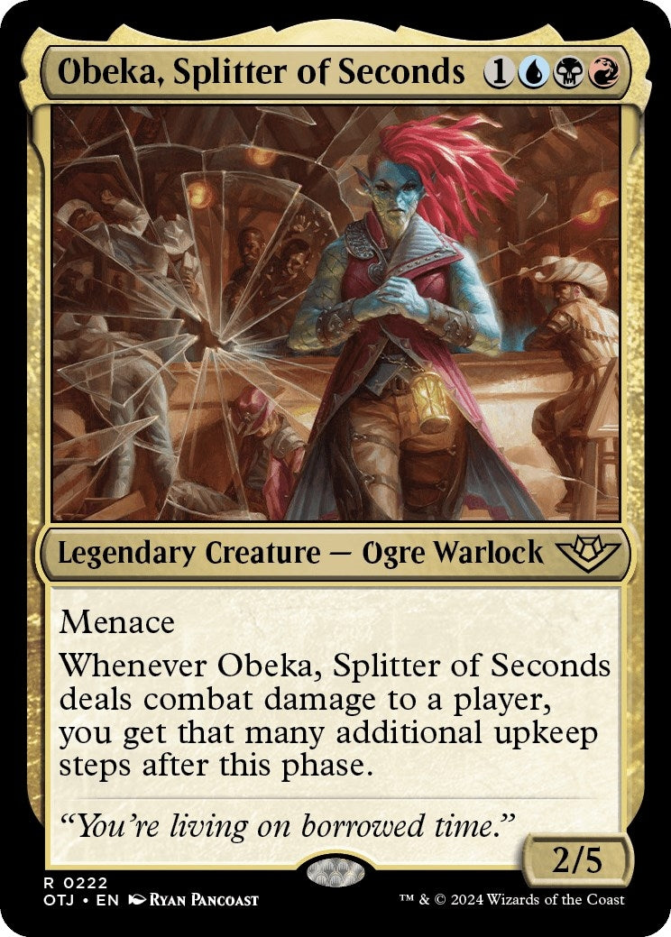 Image for Obeka, Splitter of Seconds (222) (OTJ) - Magic: The Gathering