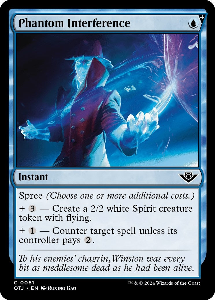 Image for Phantom Interference (61) (OTJ) - Magic: The Gathering