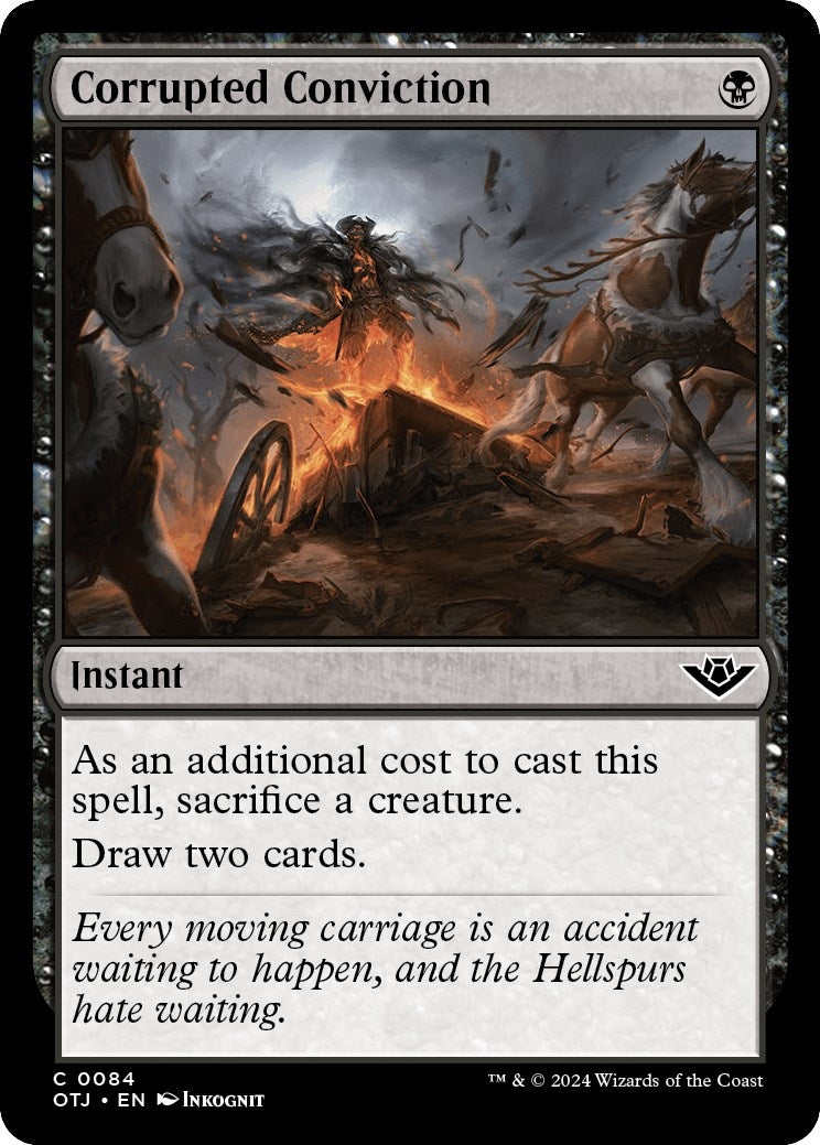 Image for Corrupted Conviction (84) (OTJ) - Magic: The Gathering