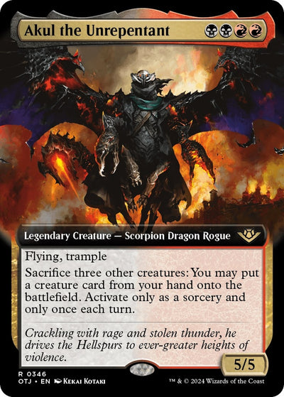 Akul the Unrepentant (Extended Art) (346) (OTJ)