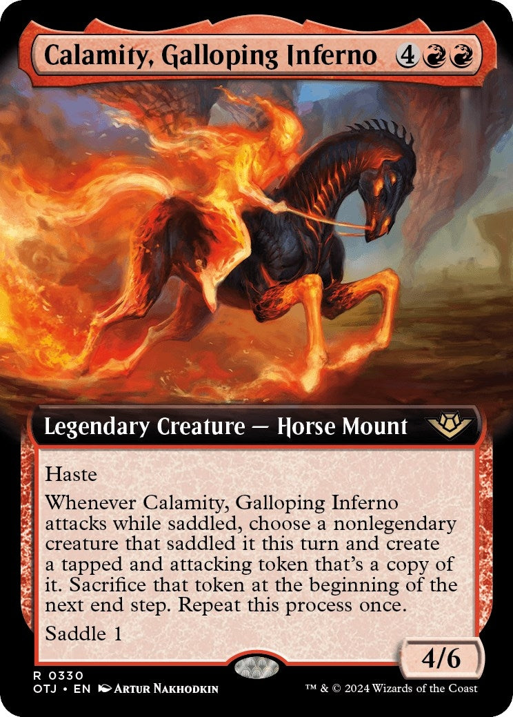 Image for Calamity, Galloping Inferno (Extended Art) (330) (OTJ) - Magic: The Gathering