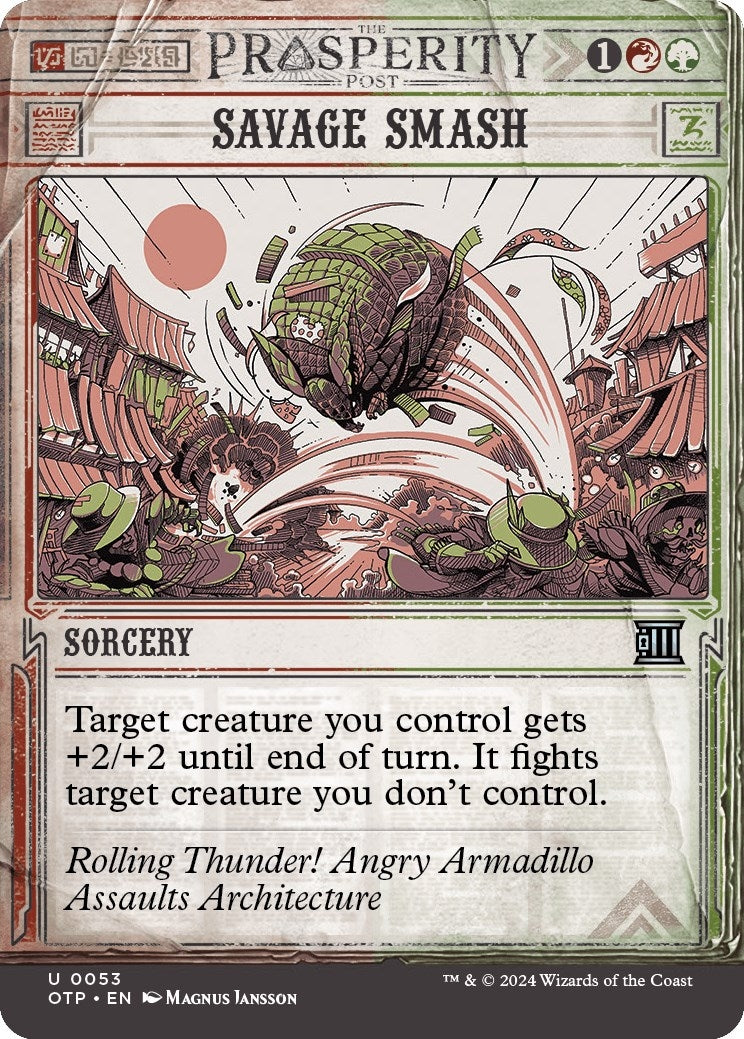 Image for Savage Smash (53) (OTP) - Magic: The Gathering