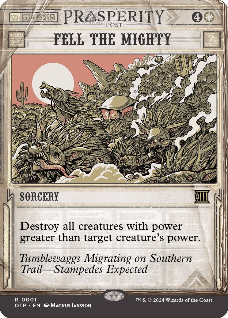 Image for Fell the Mighty (1) (OTP) - Magic: The Gathering