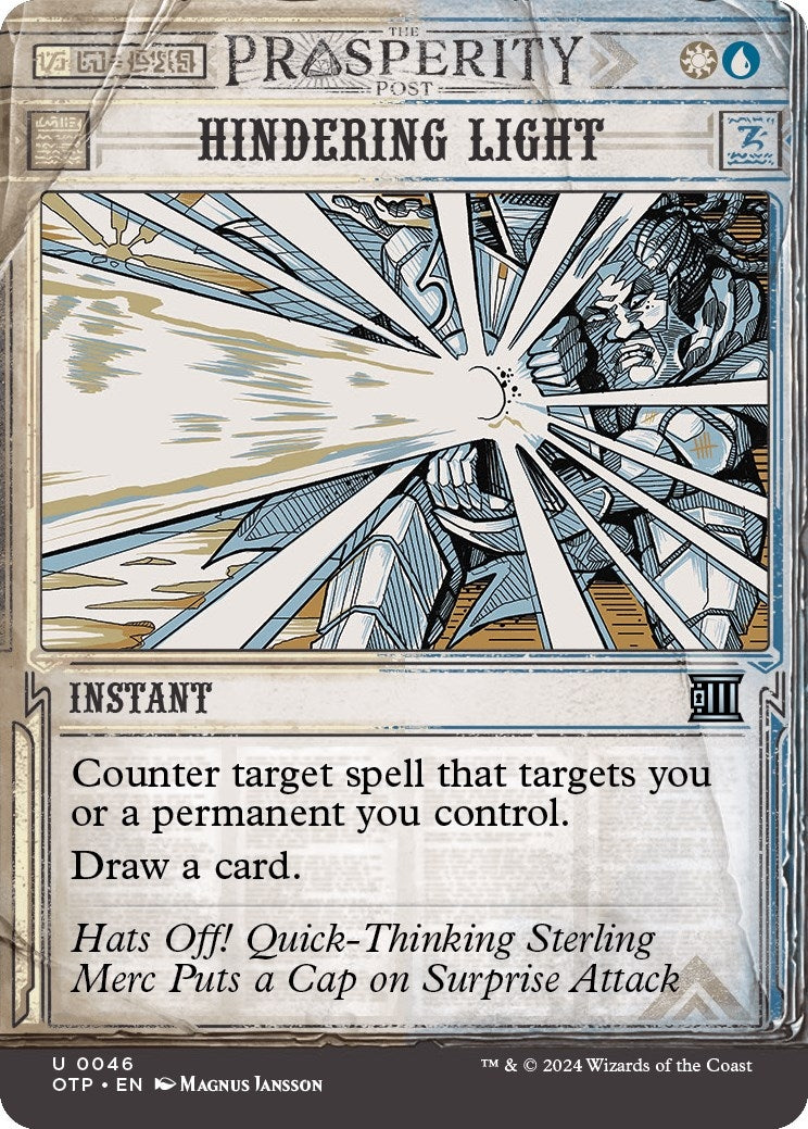 Image for Hindering Light (46) (OTP) - Magic: The Gathering