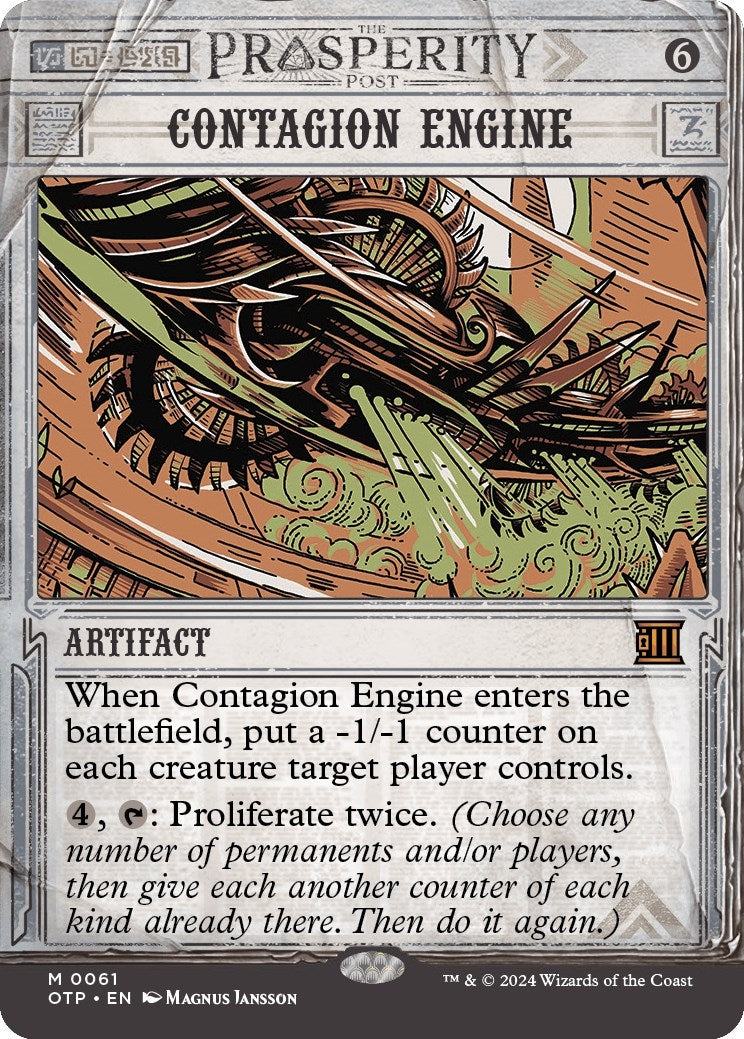 Image for Contagion Engine (61) (OTP) - Magic: The Gathering