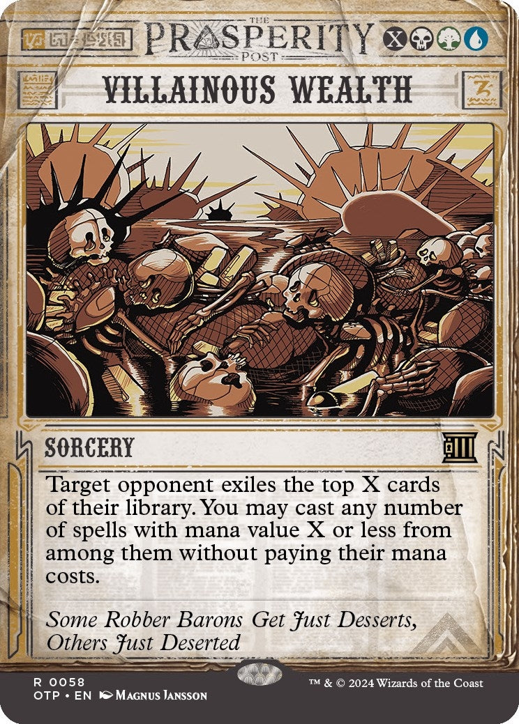 Image for Villainous Wealth (58) (OTP) - Magic: The Gathering