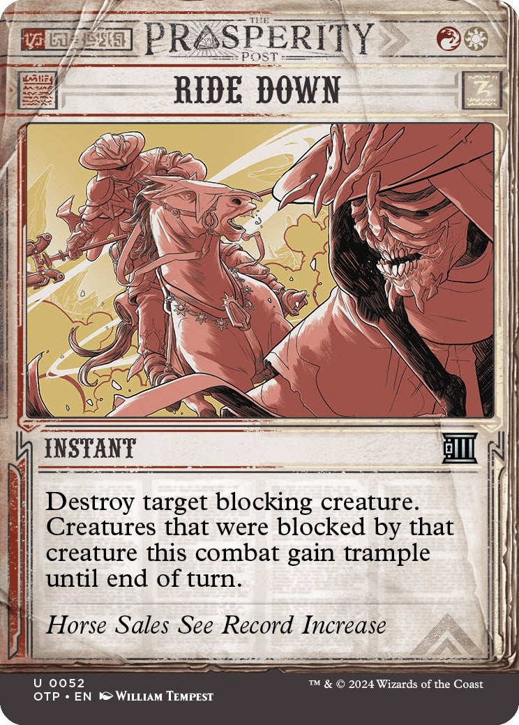Image for Ride Down (52) (OTP) - Magic: The Gathering