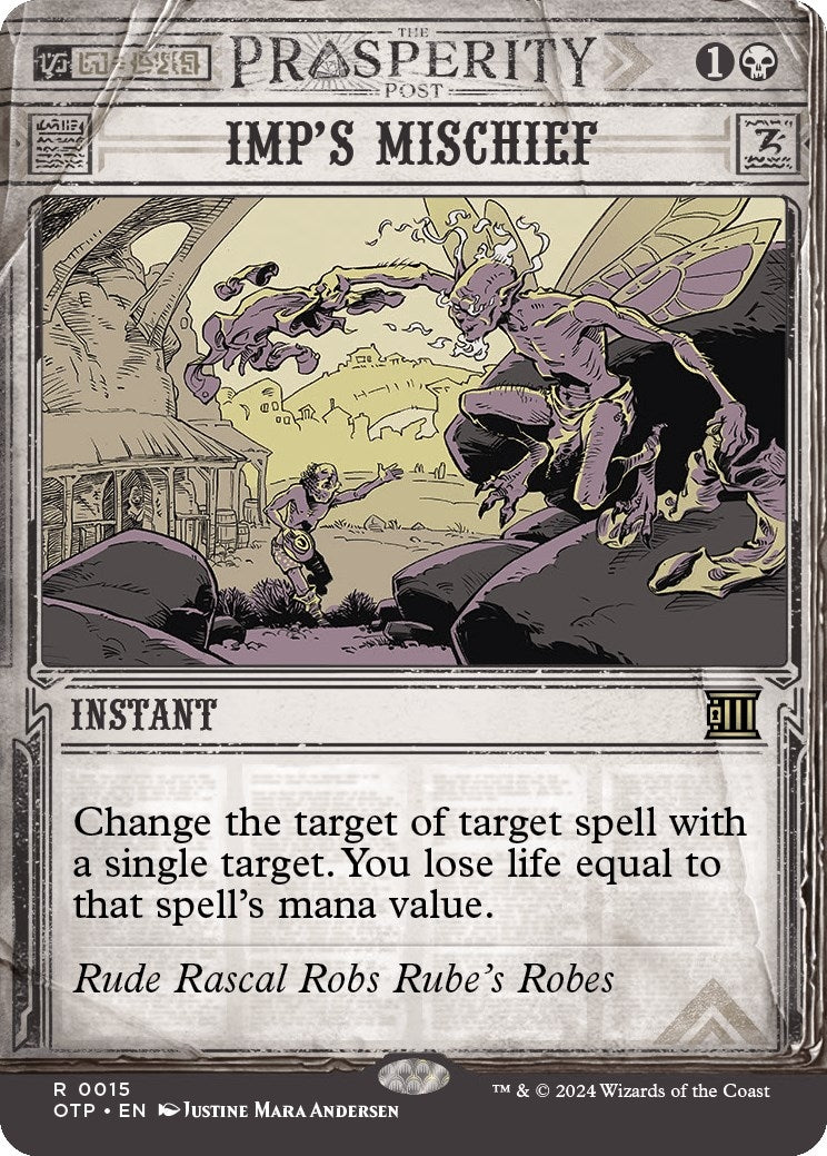 Image for Imp's Mischief (15) (OTP) - Magic: The Gathering