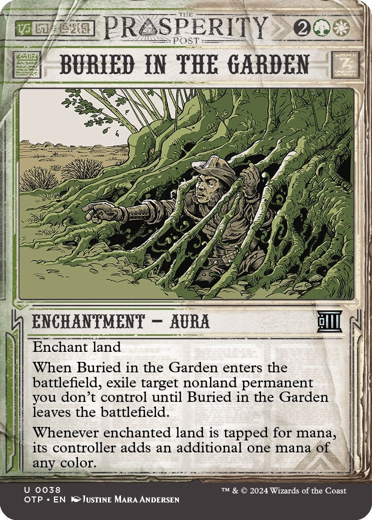 Image for Buried in the Garden (38) (OTP) - Magic: The Gathering