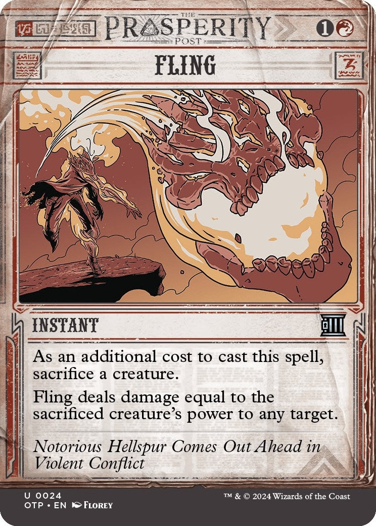 Image for Fling (24) (OTP) - Magic: The Gathering