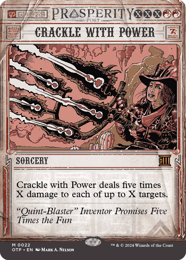 Image for Crackle with Power (22) (OTP) - Magic: The Gathering