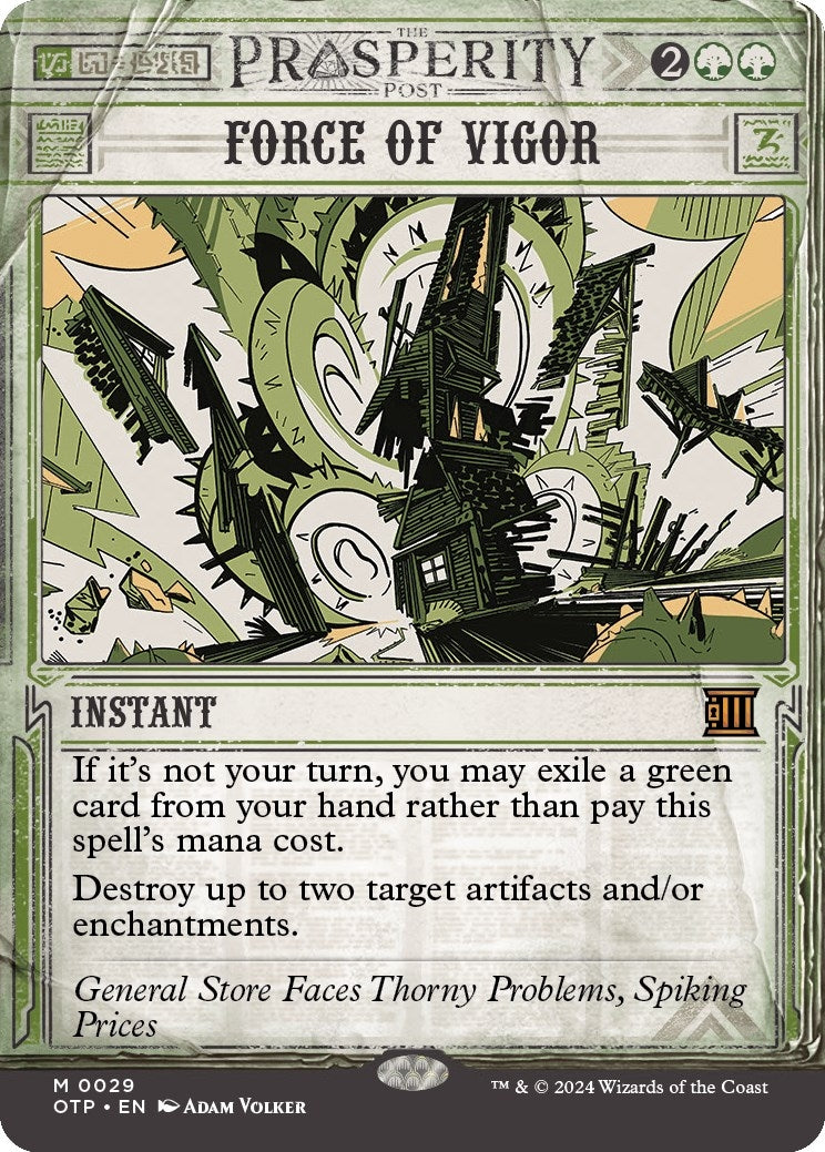 Image for Force of Vigor (29) (OTP) - Magic: The Gathering