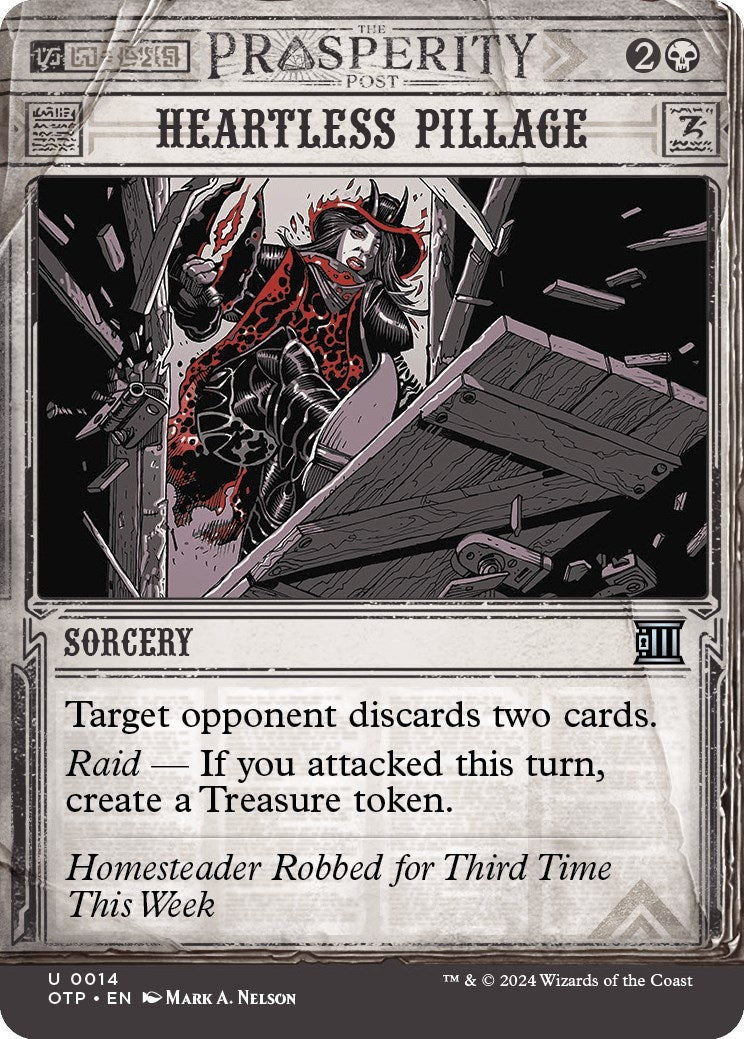 Image for Heartless Pillage (14) (OTP) - Magic: The Gathering