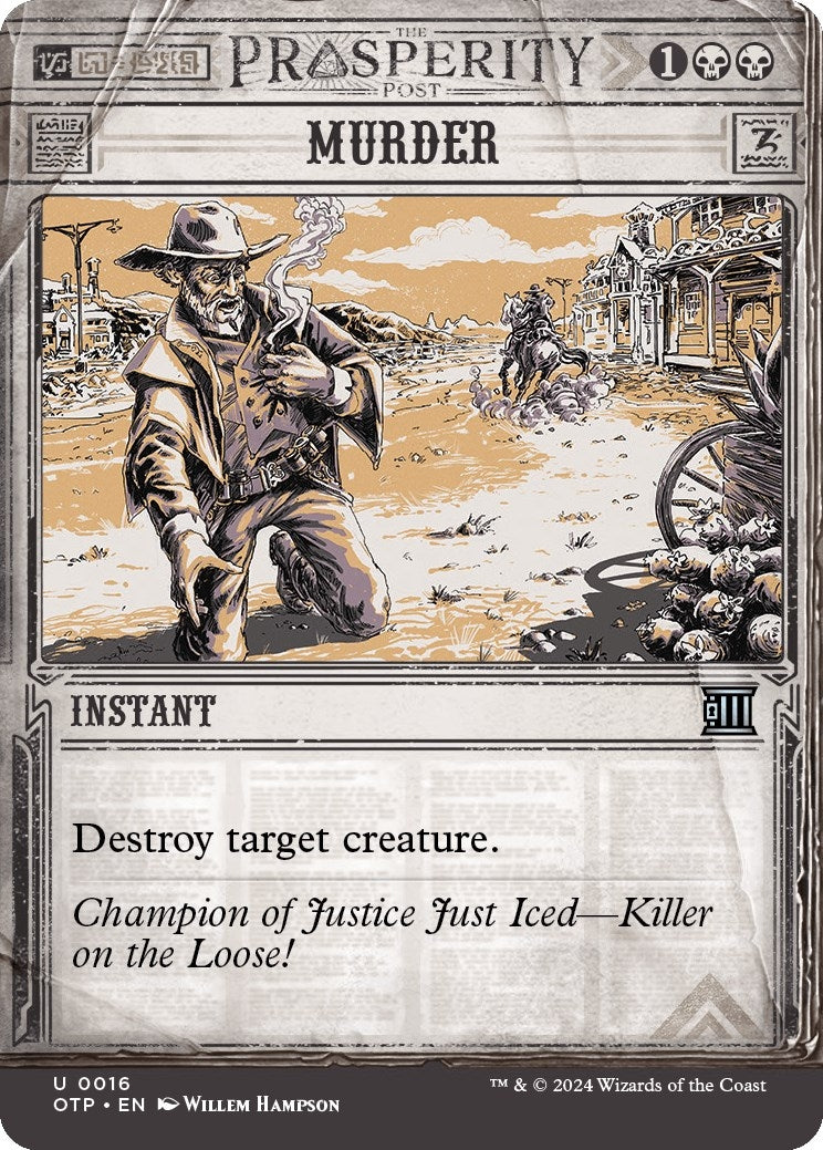 Image for Murder (16) (OTP) - Magic: The Gathering