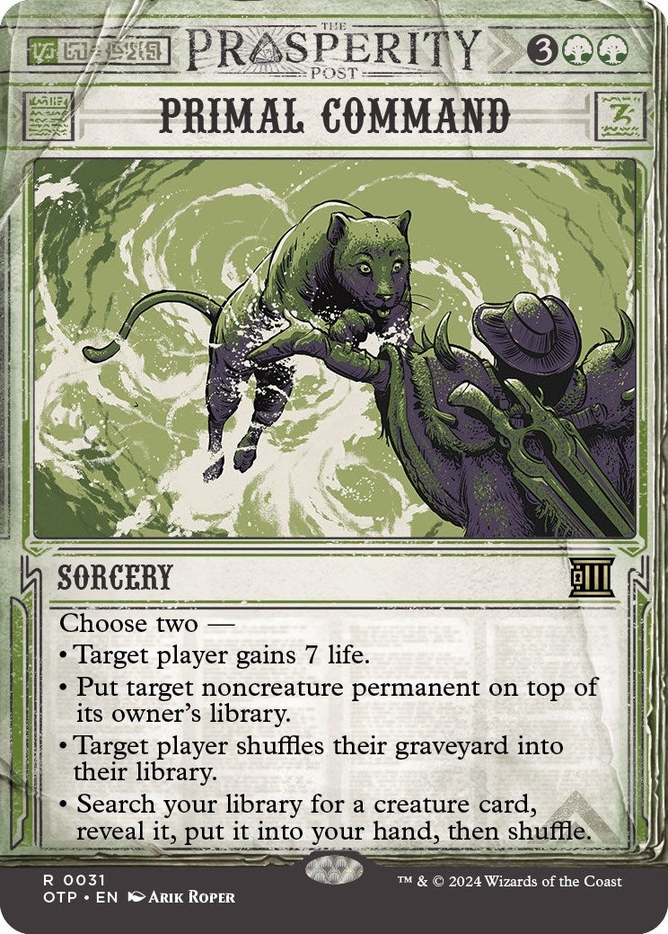 Image for Primal Command (31) (OTP) - Magic: The Gathering