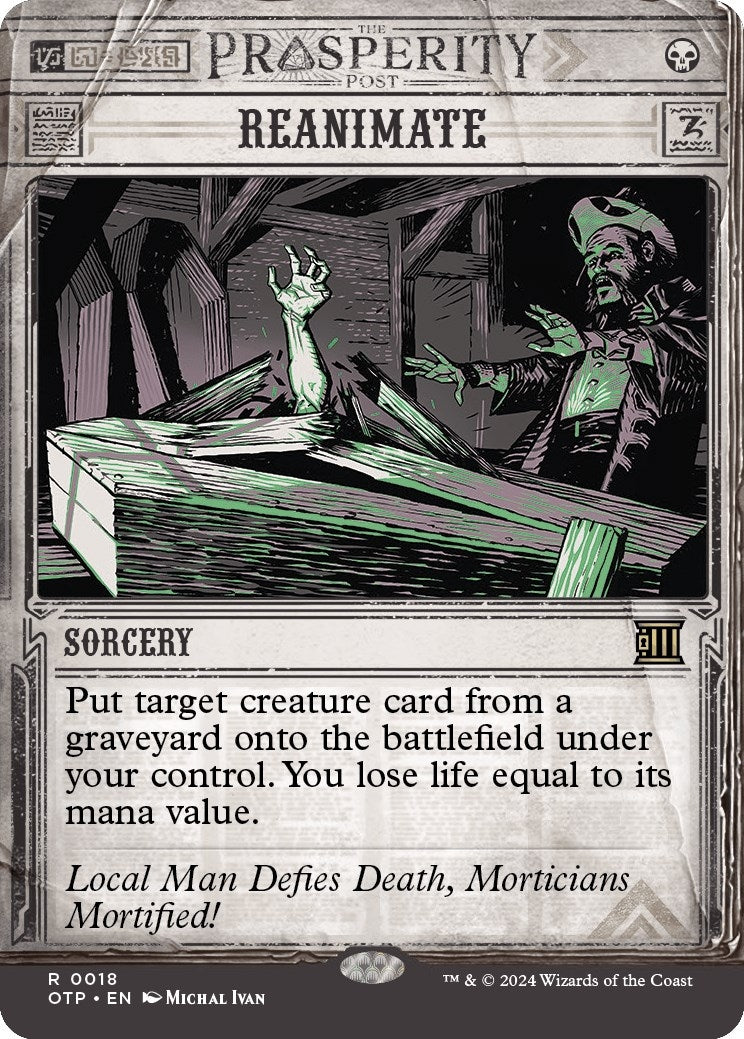 Image for Reanimate (18) (OTP) - Magic: The Gathering