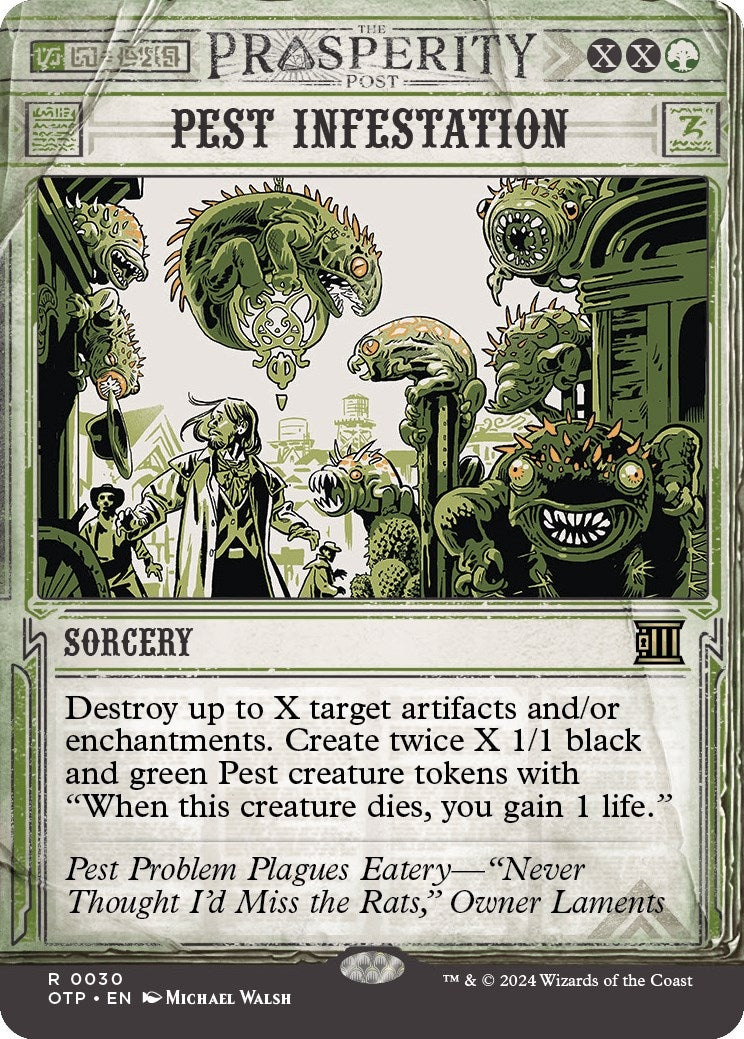 Image for Pest Infestation (30) (OTP) - Magic: The Gathering