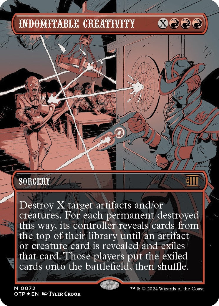Image for Indomitable Creativity (Textured Foil) (72) (OTP) - Magic: The Gathering