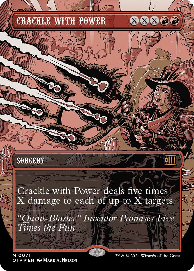 Image for Crackle with Power (Textured Foil) (71) (OTP) - Magic: The Gathering