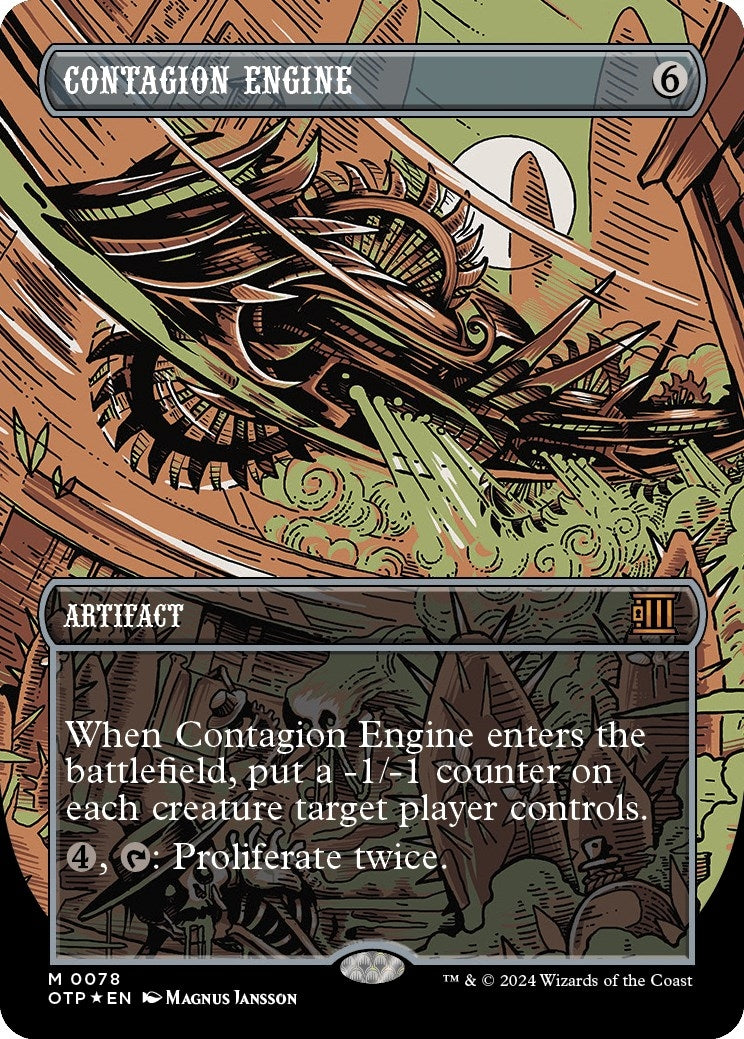 Image for Contagion Engine (Textured Foil) (78) (OTP) - Magic: The Gathering