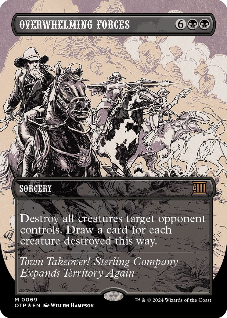 Image for Overwhelming Forces (Textured Foil) (69) (OTP) - Magic: The Gathering
