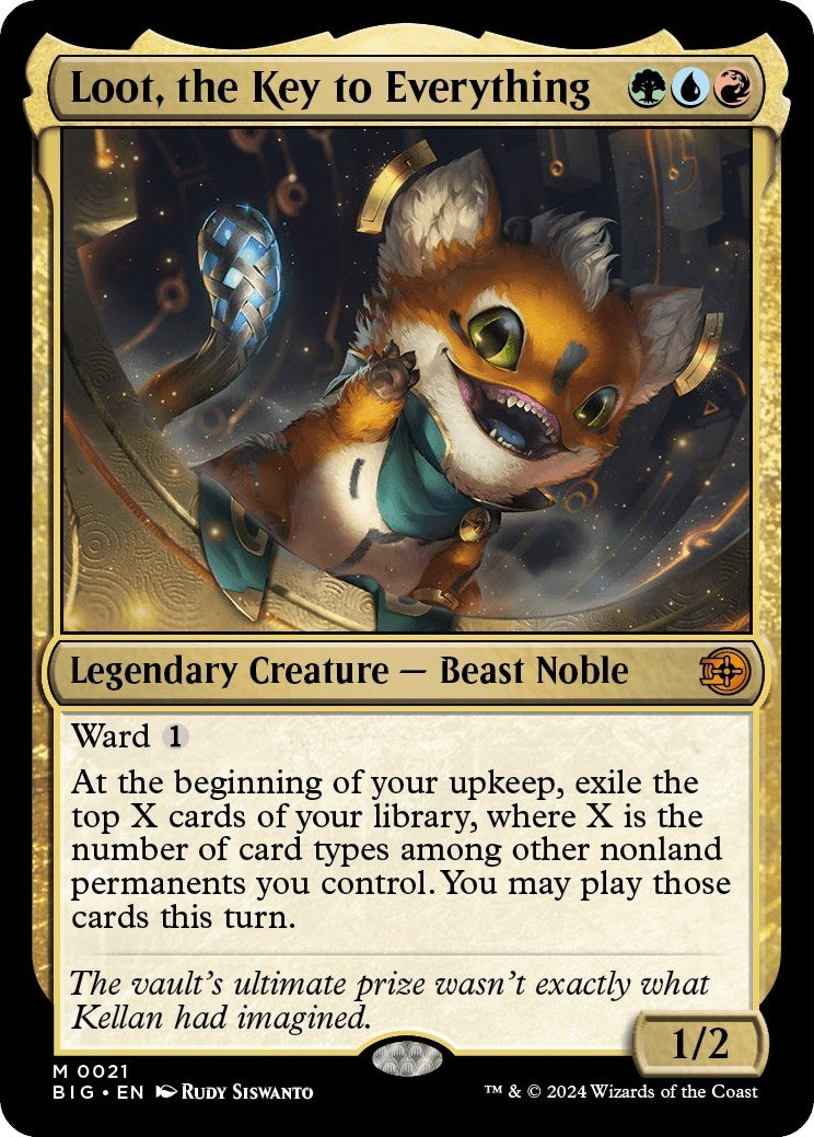 Image for Loot, the Key to Everything (21) (BIG) - Magic: The Gathering
