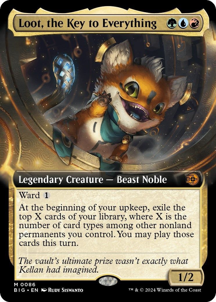 Image for Loot, the Key to Everything (Extended Art) (86) (BIG) - Magic: The Gathering