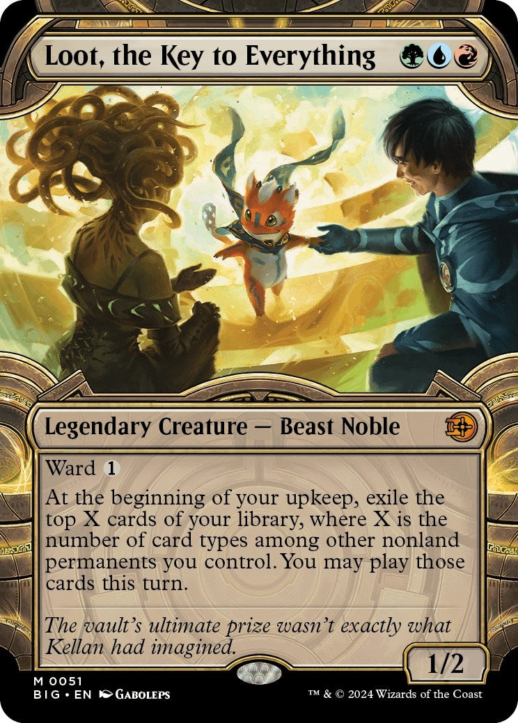 Image for Loot, the Key to Everything (Showcase) (51) (BIG) - Magic: The Gathering